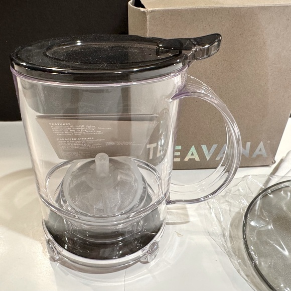 NEW Teavana PerfecTea Tea Maker, Black - 16 oz. - Picture 6 of 15